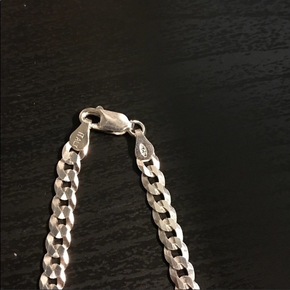 Solid Sterling Silver Chain - Picture 3 of 6